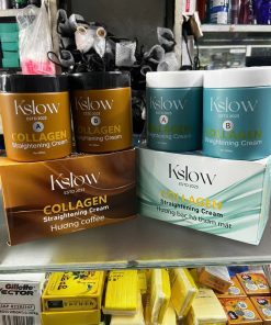 Kem Ép Duỗi Tóc KSLOW Collagen Hương Thơm 900ml